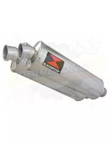 XJR1200 XJR 1200 4-2 Exhaust Silencieux Kit & Ovale Silencieux En Inox 400mm