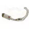 MT09 MT-09 2013-2021 Low Level De-cat Exhaust System with 200mm Oval Stainless Steel Silencer + Carbon Tip