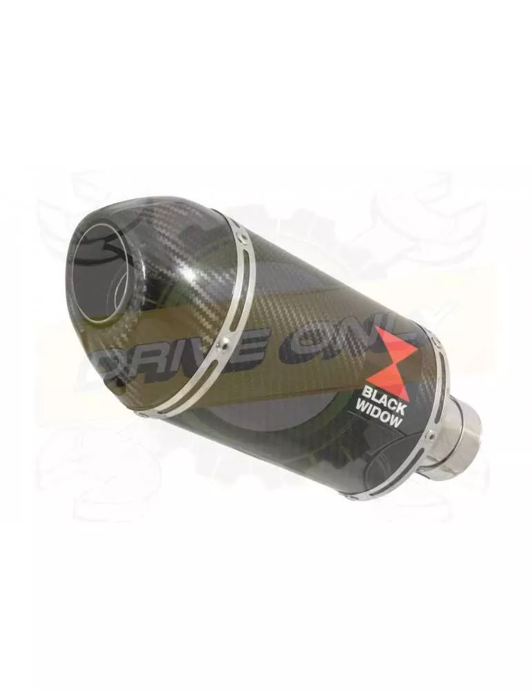 R6 2006-2016 Décatalyseur Ligne complète & Silencieux Ovale En Carbone 200mm
