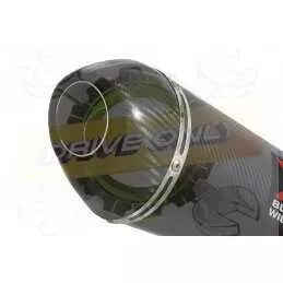 R6 2006-2016 Décatalyseur Ligne complète & Silencieux Ovale En Carbone 200mm