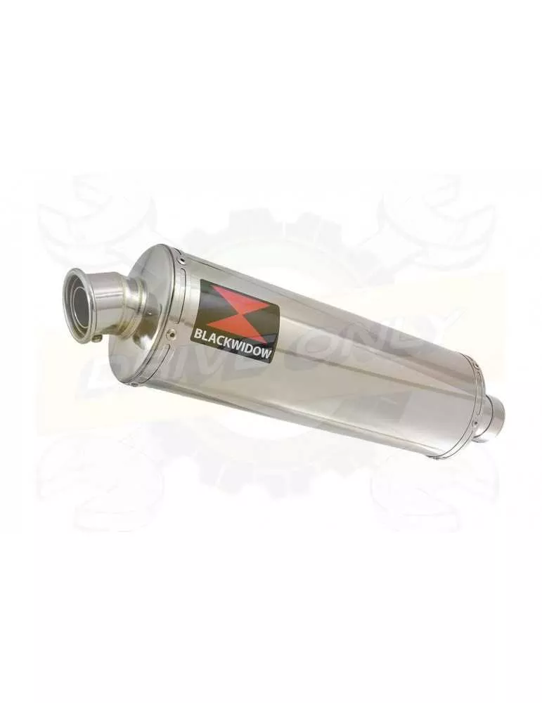 R6 YZF600 2006-2016 Passage Haut Décatalyseur Ligne complète & Silencieux Ovale en Inox 400mm