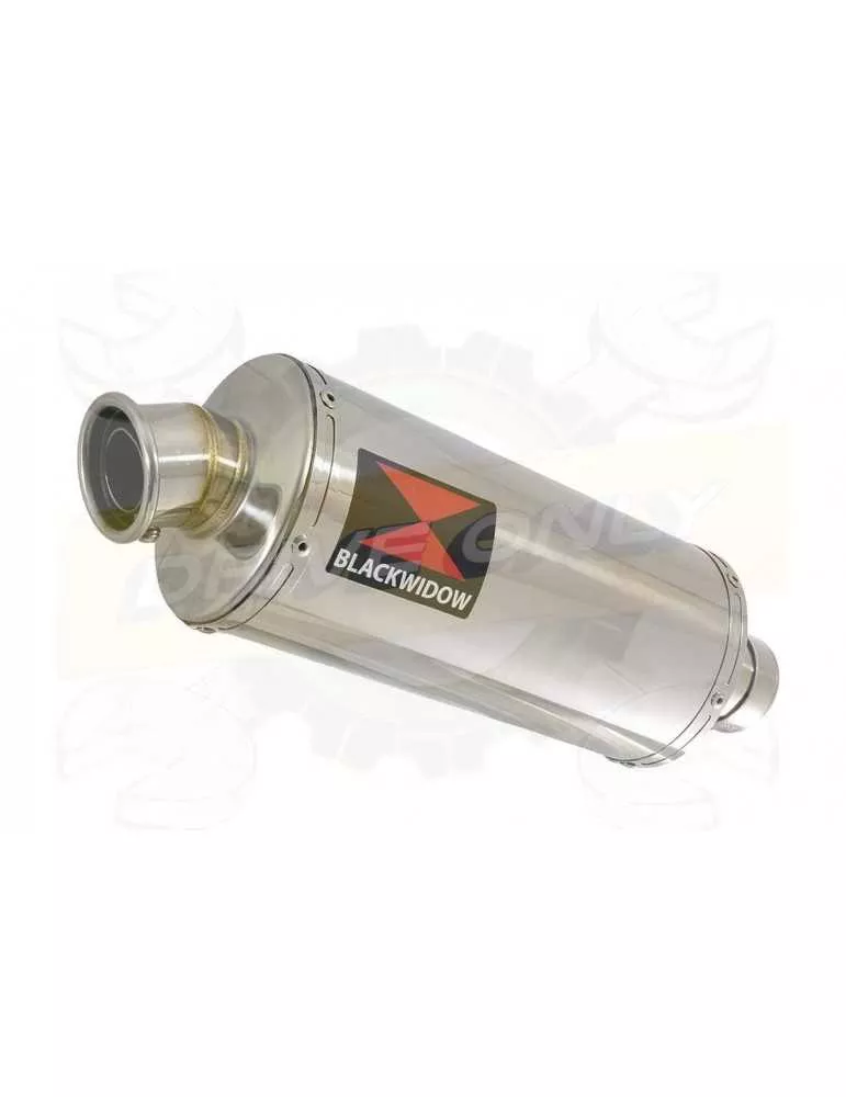 R6 YZF600 2006-2016 Passage Haut Décatalyseur Ligne complète & Silencieux Ovale en Inox 300mm