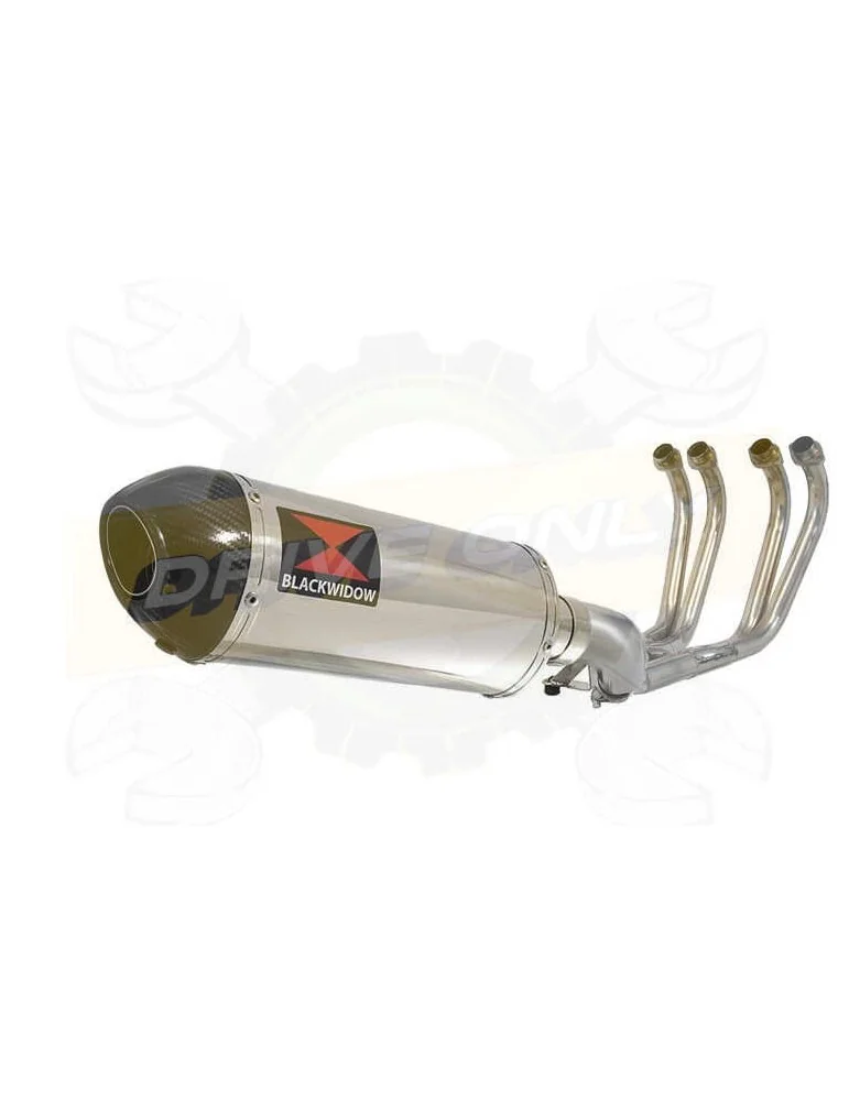 XJ600 DIVERSION S N 4-1 Ligne complète & Silencieux Ovale En Inox + Canule En Carbone 300mm