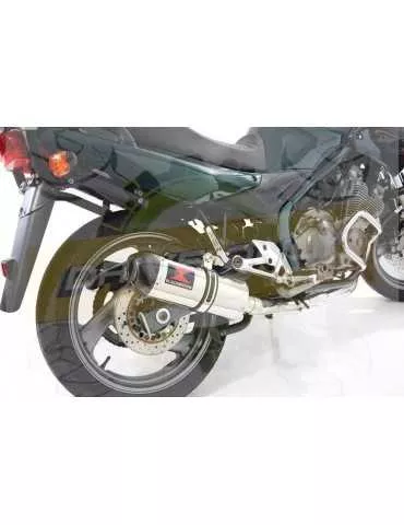 XJ600 XJ 600 S N Diversion 4-2 Ligne complète & Silencieux Ovale En Inox + Canule en Carbone 300mm