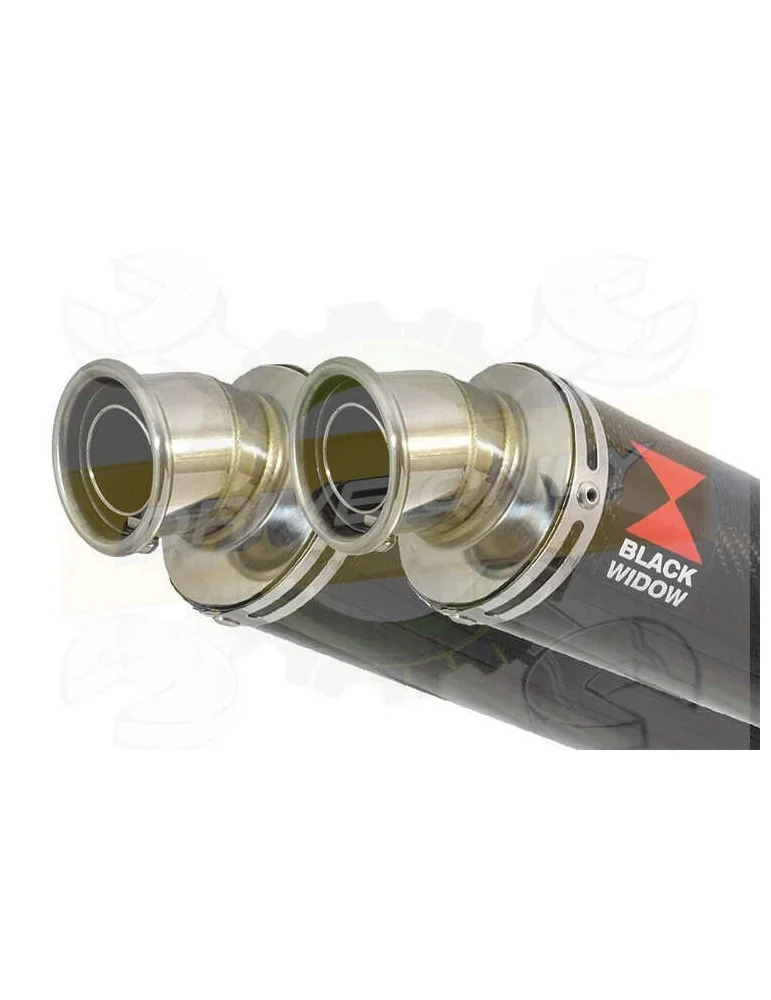 XJ600 XJ 600 S N Diversion 4-2 Ligne complète & Silencieux Rond En Carbone 350mm