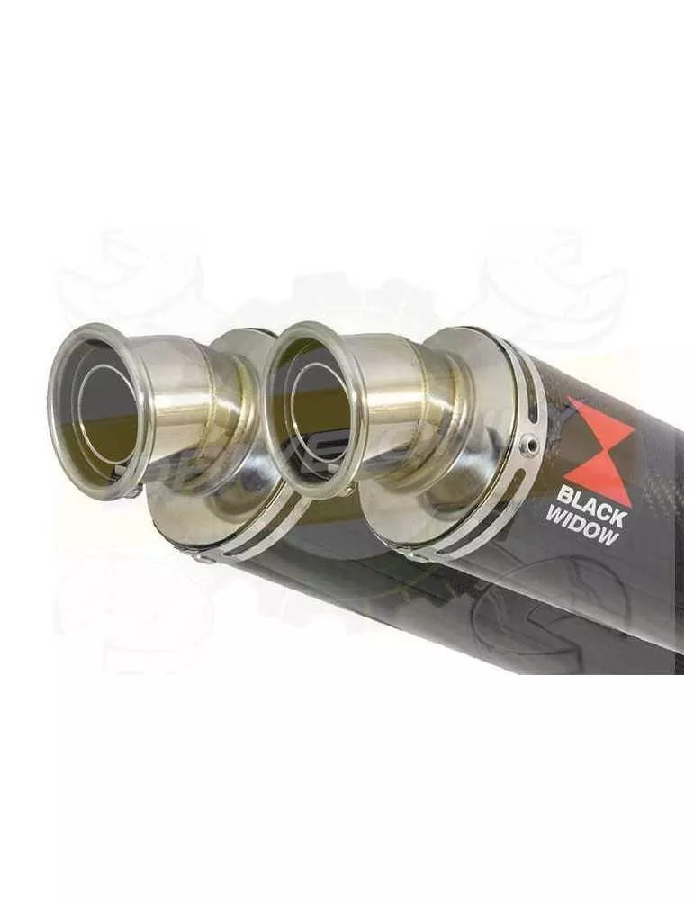 XJ600 XJ 600 S N Diversion 4-2 Ligne complète & Silencieux Rond En Carbone 350mm