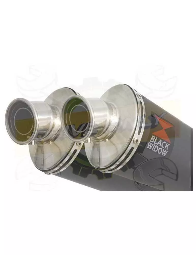 XJ600 XJ 600 S N Diversion 4-2 Ligne complète & Silencieux Ovale Noir En Inox 230mm