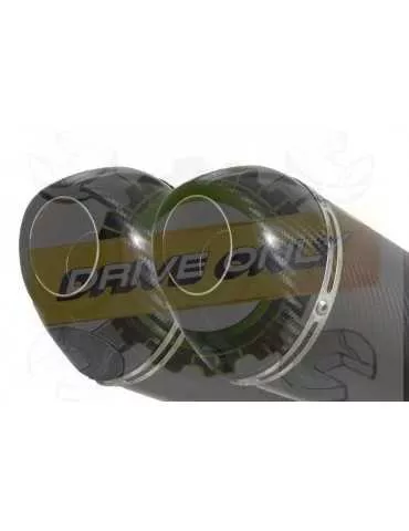 XJ600 XJ 600 S N Diversion 4-2 Ligne complète & Silencieux Ovale En Carbone 200mm