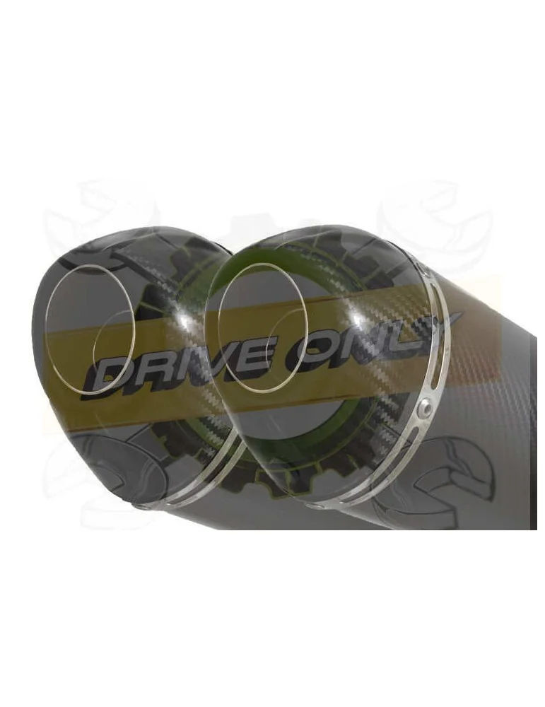 XJ600 XJ 600 S N Diversion 4-2 Ligne complète & Silencieux Ovale En Carbone 200mm