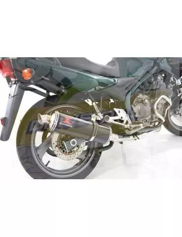 XJ600 XJ 600 S N Diversion 4-2 Silencieux Kit & Silencieux Ovale Noir En Inox 400mm