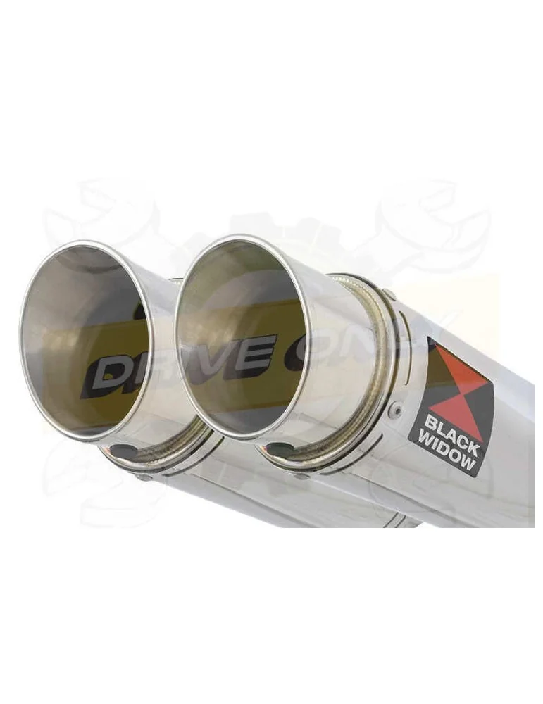XJ600 XJ 600 S N Diversion 4-2 Silencieux kit & Silencieux Rond En Inox 200mm