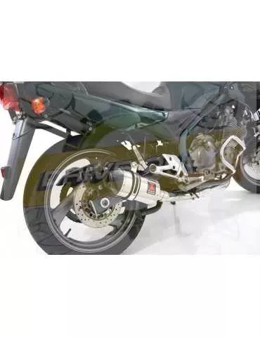 XJ600 XJ 600 S N Diversion 4-2 Silencieux Kit & Silencieux Ovale En Inox + Canule en Carbone 200mm