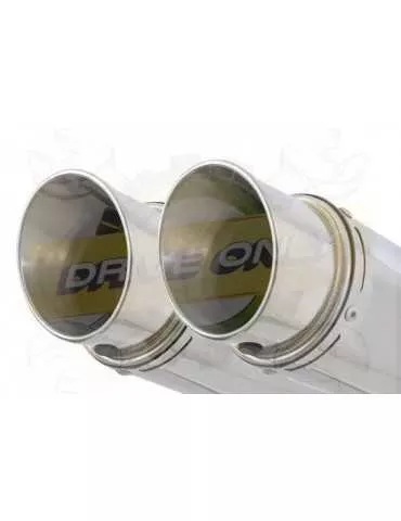 XJ400 XJ 400 S N Diversion 4-2 Ligne complètes & Rond Silencieux En Inox 200mm