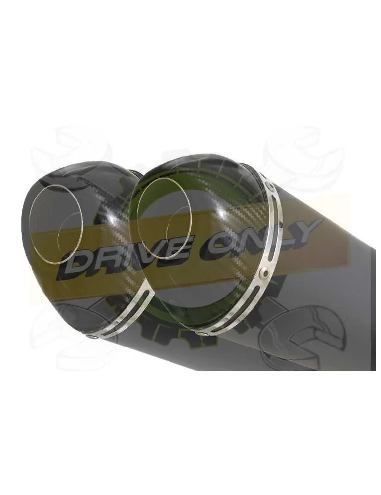 XJ400 XJ 400 S N Diversion 4-2 Ligne complètes & Ovale Noir Silencieux En Inox & Canule en Carbone 200