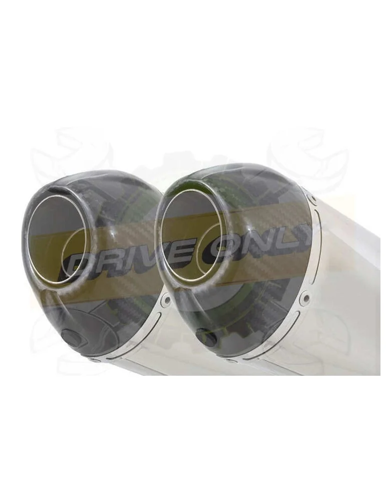 XJ400 XJ 400 S N Diversion 4-2 Ligne complètes & Ovale Silencieux En Inox + Carbon Tips 200mm