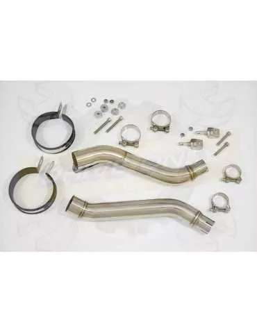 XJ400 XJ 400 S N Diversion 4-2 Silencieux kit & Silencieux Rond En Inox 200mm