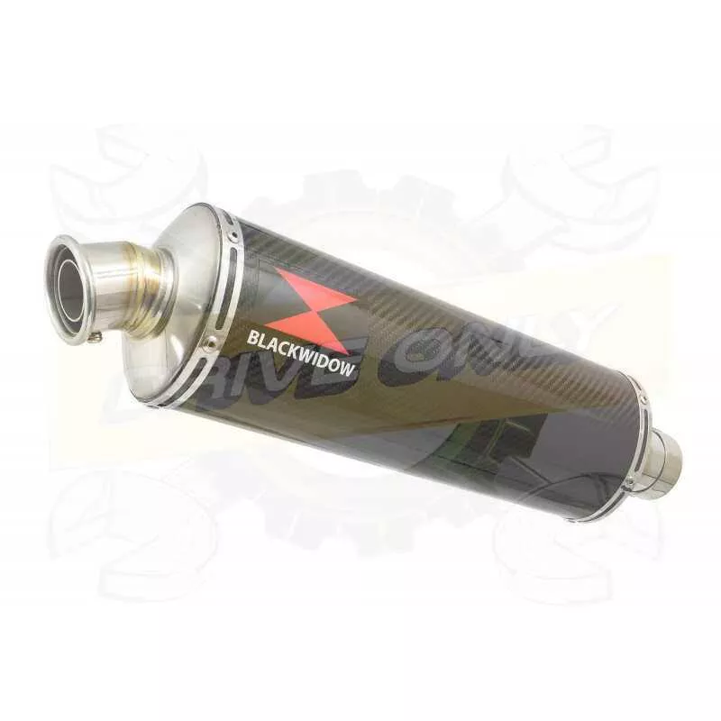 R6 1998-2002 Silencieux Kit & Silencieux Ovale En Carbone 400mm