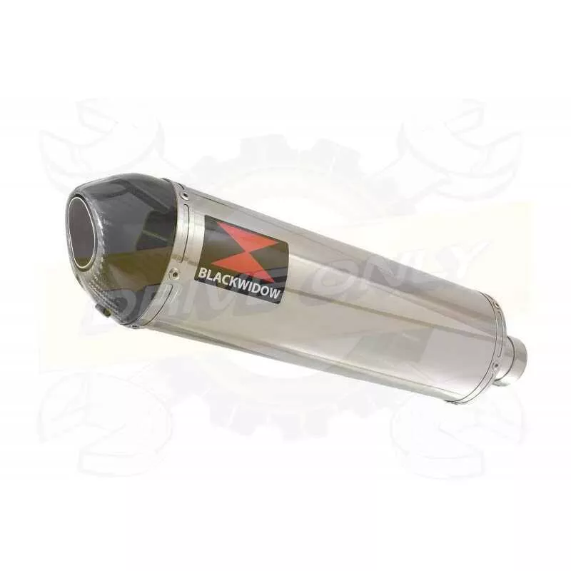 R6 1998-2002 Silencieux Kit & Silencieux Ovale En Inox + Canule en Carbone 400mm