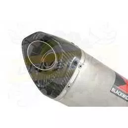 R6 1998-2002 Silencieux Kit & Silencieux Tri Ovale En Inox + Canule en Carbone 250mm