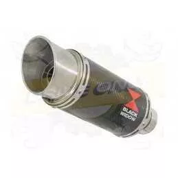 R6 1998-2002 Silencieux Kit & Silencieux Rond En Carbone 200mm