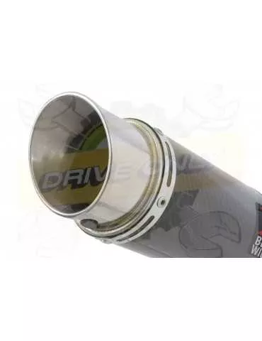 R6 1998-2002 Silencieux Kit & Silencieux GP Rond En Carbone 230mm