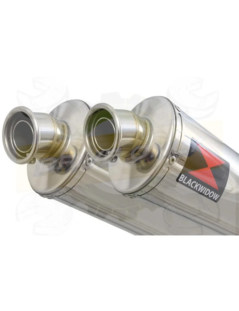 V-MAX V MAX 1200 Tube de raccord & Silencieux Ovale En Inox 300mm