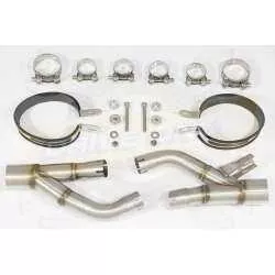 V-MAX V MAX 1200 Tube de raccord & Silencieux Ovale En Inox 300mm