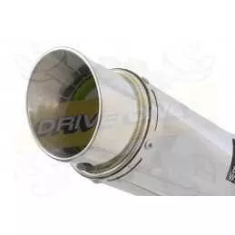 R6 1998-2002 Silencieux kit & Silencieux Rond En Inox 200mm