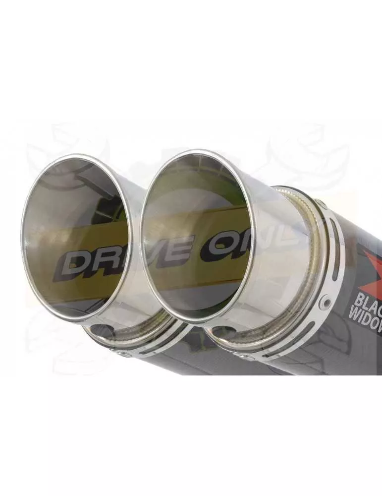 V-MAX V MAX 1200 Tube de raccord & Silencieux Rond En Carbone 200mm