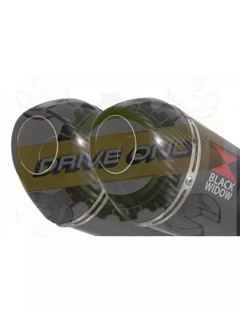 V-MAX V MAX 1200 Tube de raccord & Silencieux Ovale En Carbone 200mm