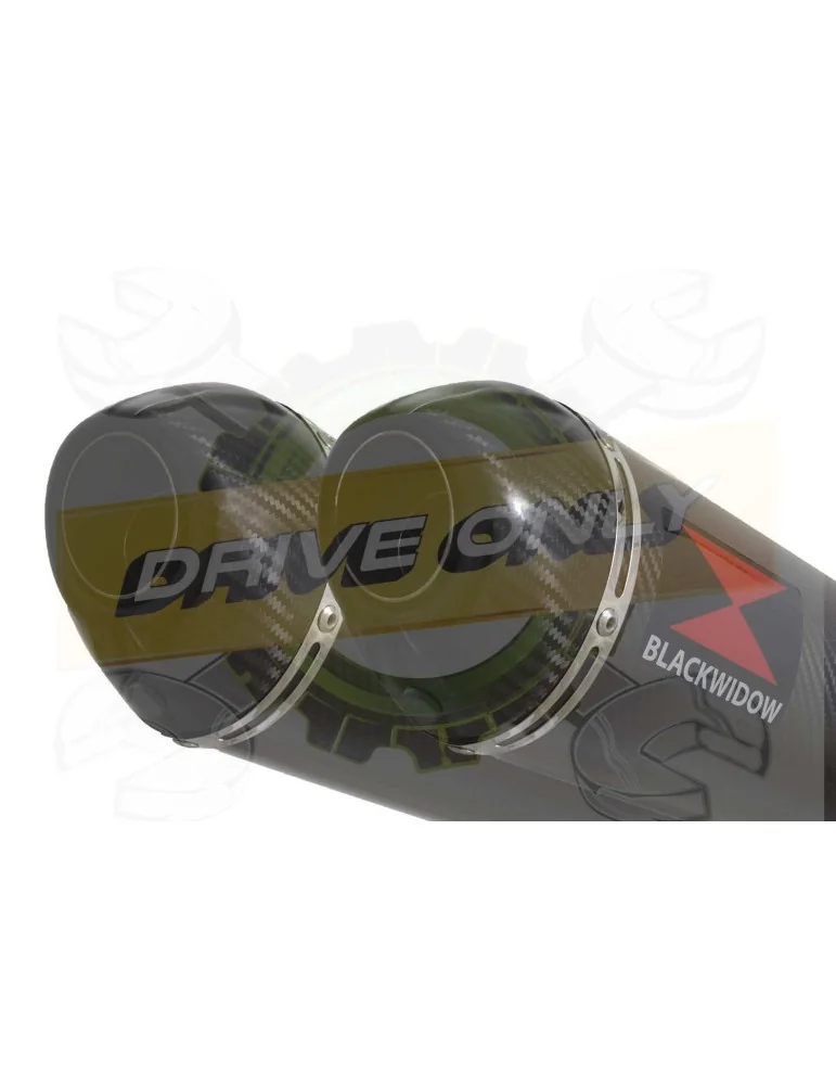 V-MAX V MAX 1200 Tube de raccord & Silencieux Ovale En Carbone 300mm