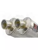 V-MAX V MAX 1200 Tube de raccord & Silencieux Ovale En Inox 230mm