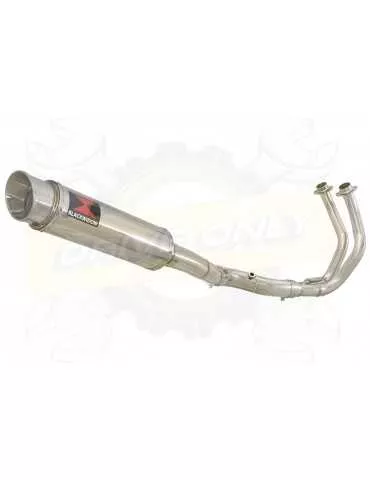 Tracer 700 2014 - 2019  Passage Haut Décatalyseur Ligne complètes & Rond GP Style Silencieux En Inox 360mm