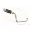 MSX 125 GROM 1-1 Exhaust System with 200mm Round Carbon Fibre Silencer