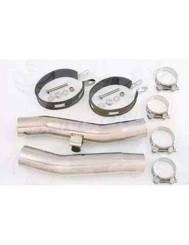 XJ900 S Diversion 4-2 Silencieux Kit & Silencieux Ovale Noir En Inox 400mm