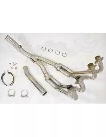 XJR1300 XJR 1300 2007-2016 4-1 Décatalyseur Ligne complète & Silencieux GP Rond En Inox 360mm