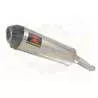 XJR 1300 2007-2016 Tube de raccord et Silencieux Ovale En Inox + Canule en Carbone 400mm