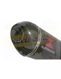 XJR1300 XJR 1300 2007-2016 4-1 Décatalyseur Ligne complète & Silencieux Ovale En Carbone 300mm