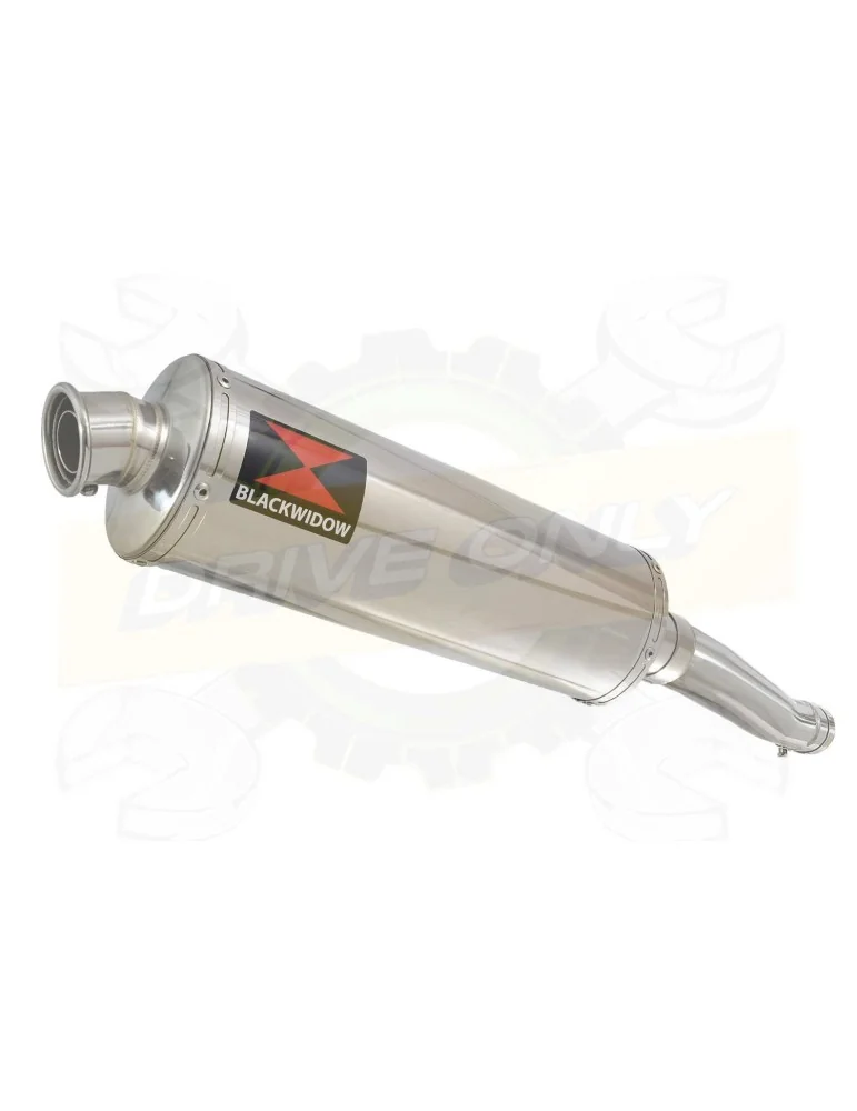 XJR 1300 2007-2016 Tube de raccord et Silencieux Ovale En Inox 400mm