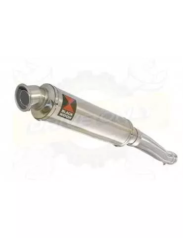 XJR 1300 2007-2016 Tube de raccord et Silencieux Rond En Inox 350mm