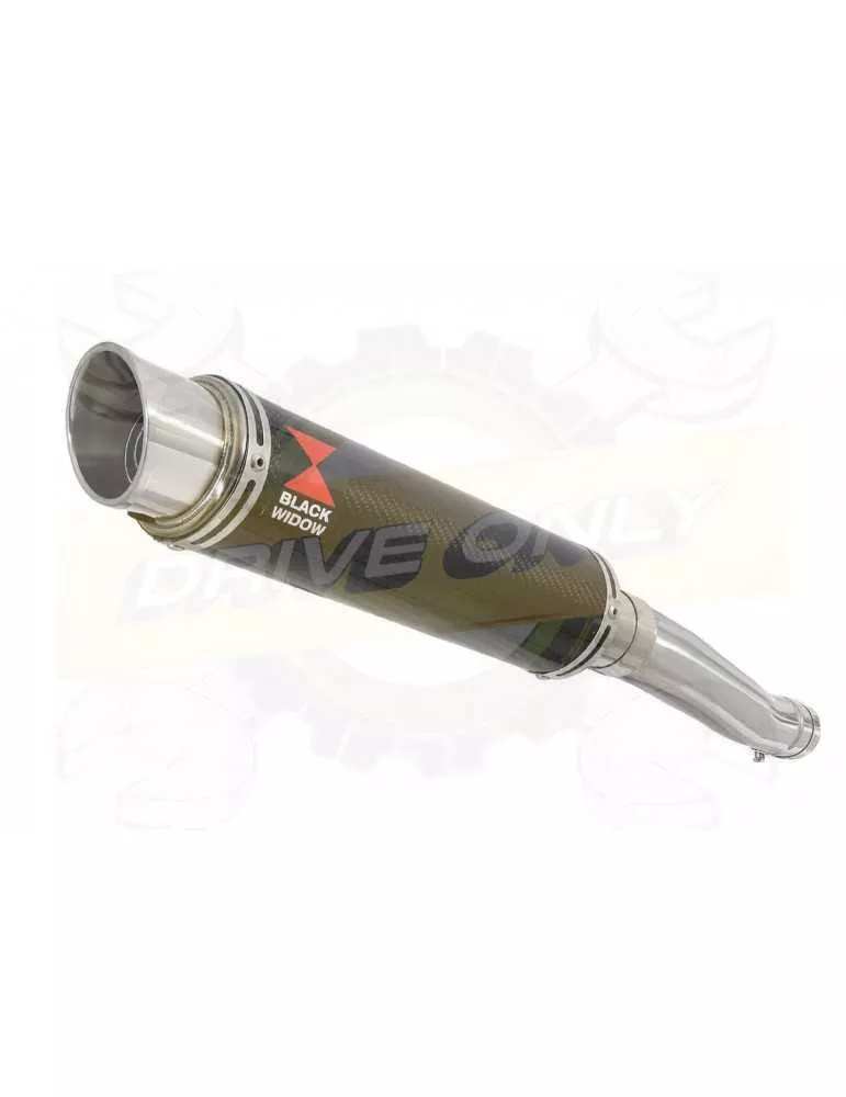 XJR 1300 2007-2016 Tube de raccord et Silencieux GP Rond En Carbone 350mm