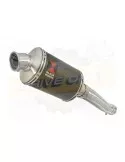 XJR 1300 2007-2016 Tube de raccord et Silencieux Ovale Noir En Inox 230mm