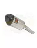 XJR 1300 2007-2016 Tube de raccord et Silencieux Ovale En Inox + Canule en Carbone 200mm