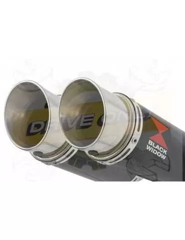 XJ900 S Diversion 4-2 Silencieux Kit & Silencieux Rond En Carbone 200mm