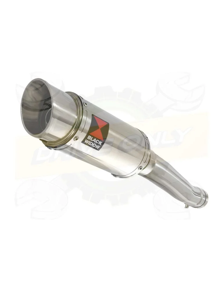 XJR 1300 2007-2016 Tube de raccord et Silencieux Rond En Inox 200mm