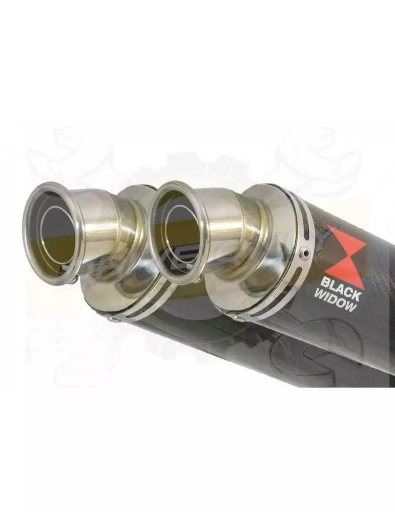 V-MAX 1200 VMAX1200 Ligne complète & Silencieux Rond En Carbone 350mm