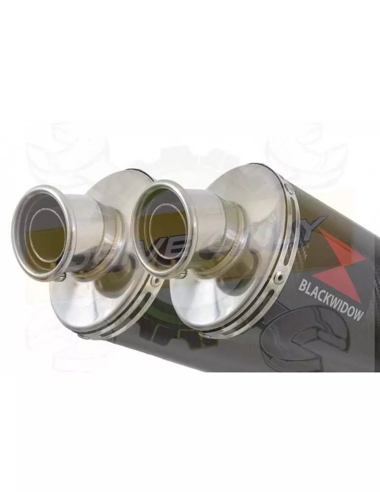 V-MAX 1200 VMAX1200 Ligne complète & Silencieux Ovale En Carbone 300mm