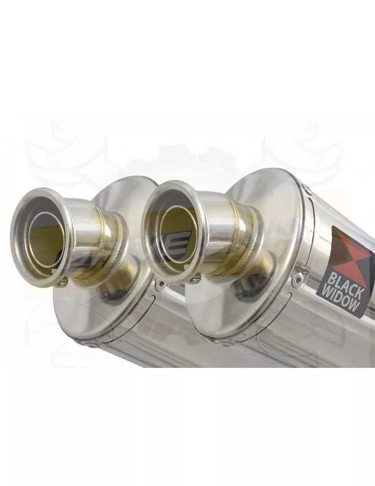 V-MAX 1200 VMAX1200 Ligne complète & Silencieux Ovale en Inox 230mm