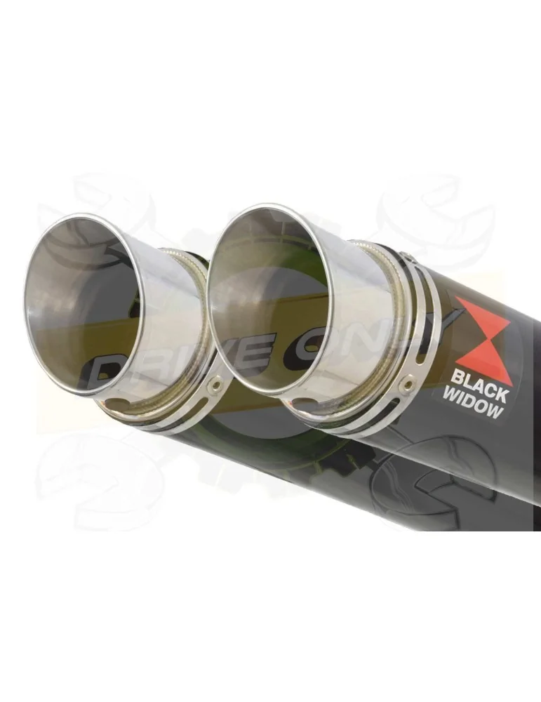 V-MAX 1200 VMAX1200 Ligne complète & Silencieux GP Rond Noir en Inox 230mm