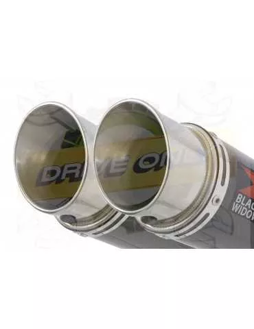 V-MAX 1200 VMAX1200 Ligne complète & Silencieux Rond En Carbone 200mm